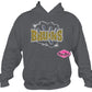 Bruins Paw Sweatshirt Hoodie Adult Unisex