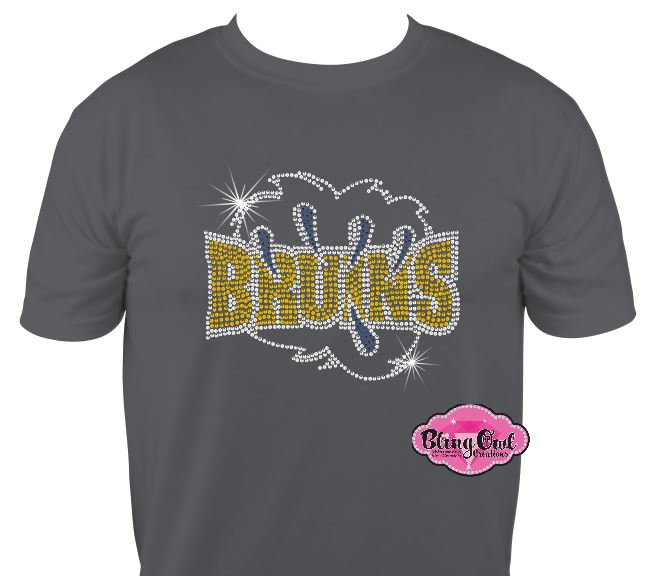 Bruins Paw Short Sleeve Adult Unisex