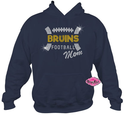 Bruins Football Mom Sweatshirt Hoodie Adult Unisex