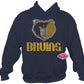 western_branch bruins face school logo spirit_wear rhinestones sparkle bling