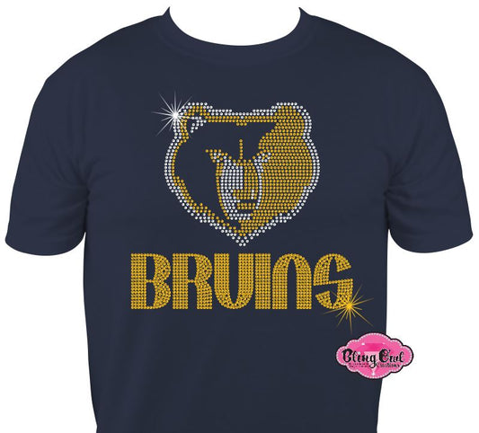 Bruins Face Short Sleeve Adult Unisex