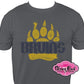 Bruins Large Paw Adult Short Sleeve Unisex