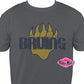Bruins Paw Claws Short Sleeve Adult Unisex
