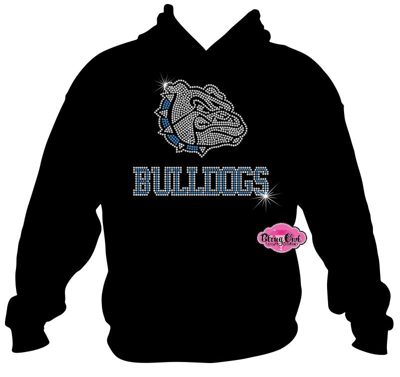 Bulldogs Small Face Adult Unisex Sweatshirt