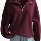 VT Quarter Zip Maroon Pullover