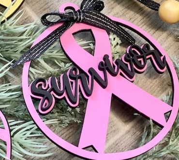 Cancer Awareness Ornament