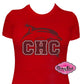 Cape Henry Collegiate Dolphins Womens Fitted Tshirt