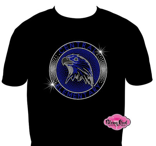 Central Eagles Circle Adult Unisex Scoop Neck
