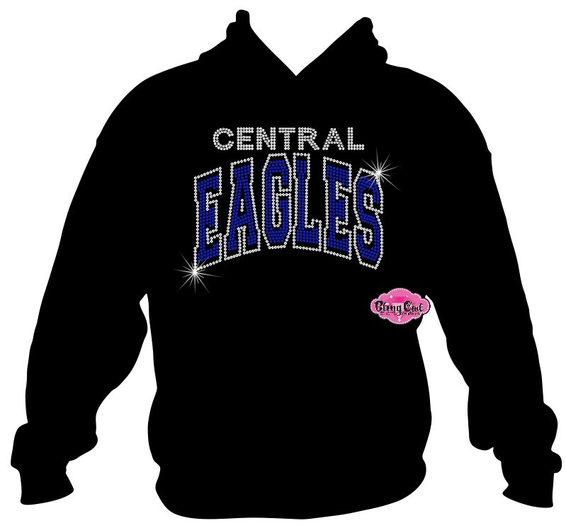 Central Eagles Curve Adult Unisex Sweatshirt