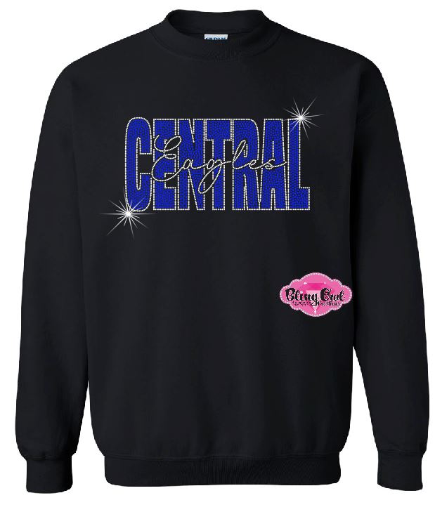 Central Eagles Knockout Adult Unisex Crewneck