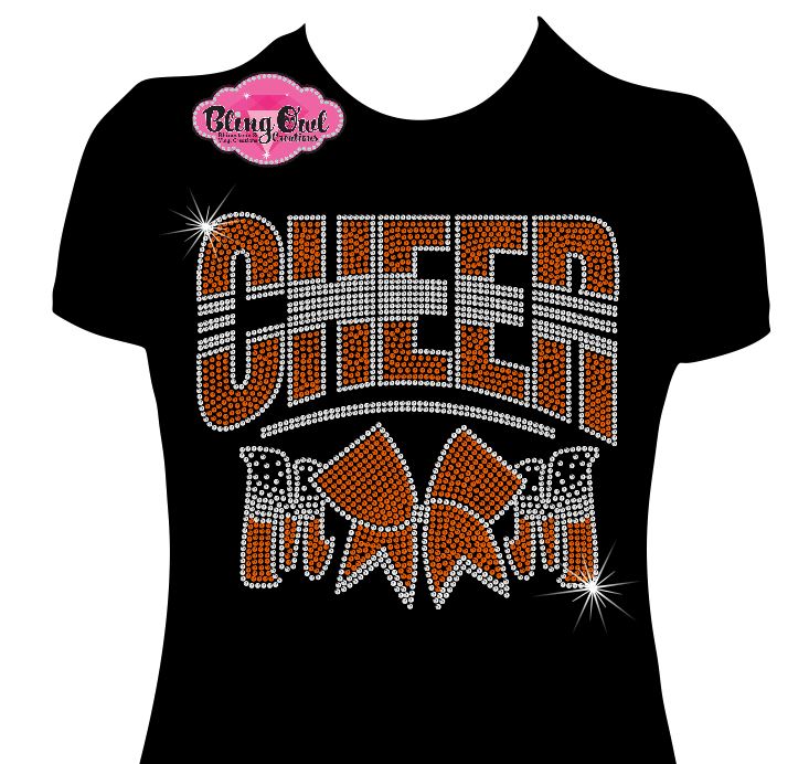 cheer_mom shirt cheer_wear rhinestones sparkle bling