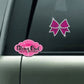 cheer bow bling decal car decal window decal laptop water bottle sticker bling rhinestones sparkle 