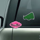 cheer megaphone bling decal car decal window decal laptop water bottle sticker bling rhinestones sparkle 