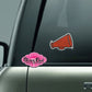 cheer megaphone bling decal car decal window decal laptop water bottle sticker bling rhinestones sparkle 
