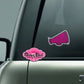 cheer megaphone bling decal car decal window decal laptop water bottle sticker bling rhinestones sparkle 