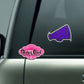 cheer megaphone bling decal car decal window decal laptop water bottle sticker bling rhinestones sparkle 