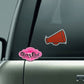 cheer megaphone bling decal car decal window decal laptop water bottle sticker bling rhinestones sparkle 