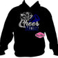 cheer_mom pom_pom design sweatshirt rhinestones sparkle bling
