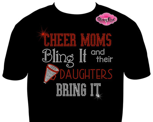 Cheer Moms Bling it 1 (Rhinestone design)