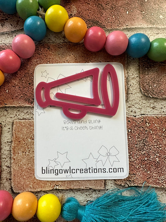 Cheer megaphone Bookmark, book lovers, reading