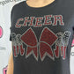 Cheer Mom Bow Womens Fitted (sample)