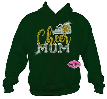 Cheer Mom Megaphone 3 Sweatshirt Adult Unisex