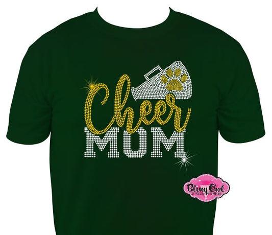 Cheer Mom Megaphone 3 Short Sleeve Adult Unisex