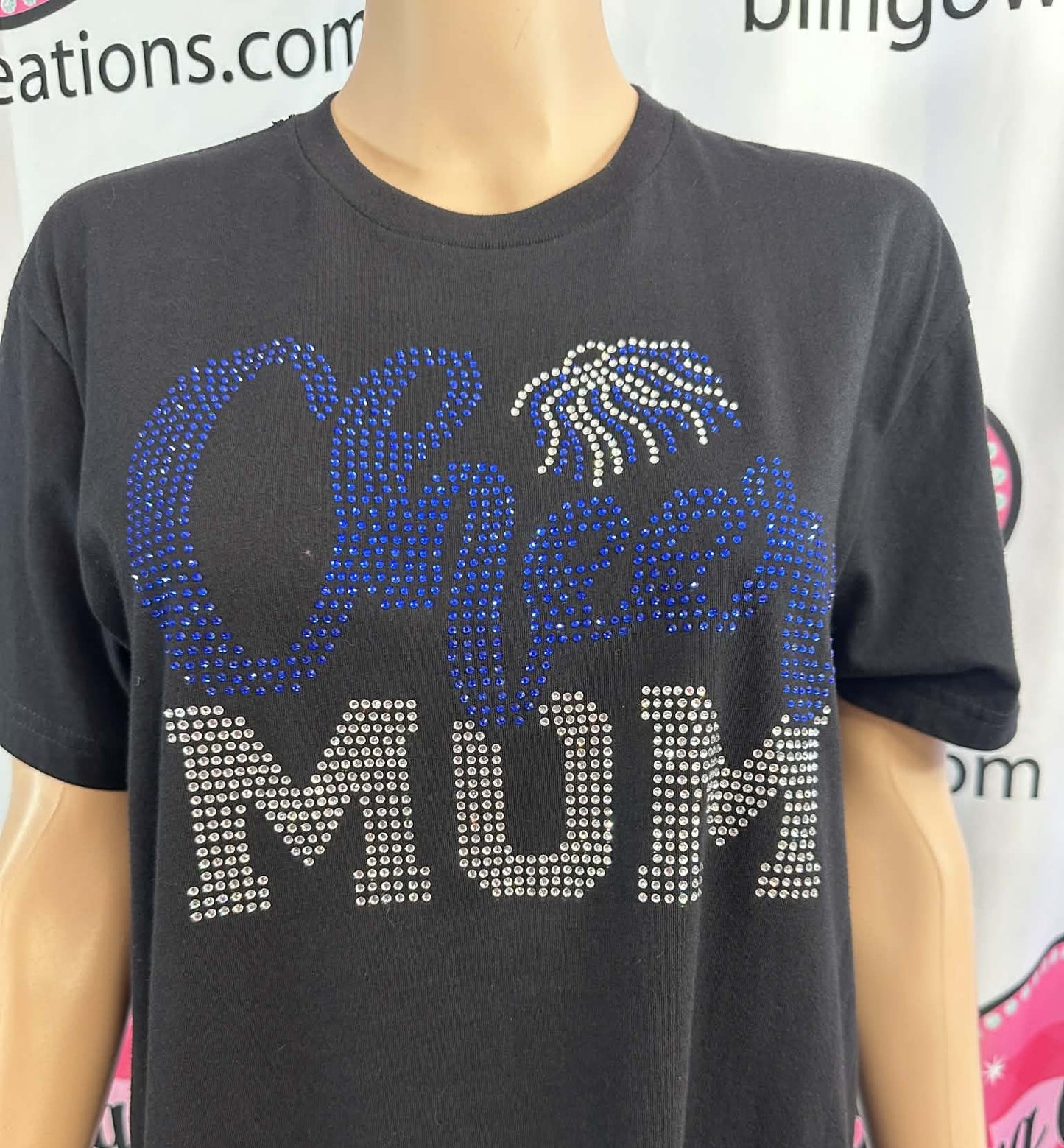 Cheer Mom Pom Unisex Short Sleeve (Sample)
