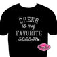 cheer_is my favorite season mom_bow shirt rhinestones sparkle bling cheerleading