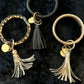 Circle Tassel Keyring Wristlet - Variety