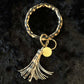 Circle Tassel Keyring Wristlet - Variety