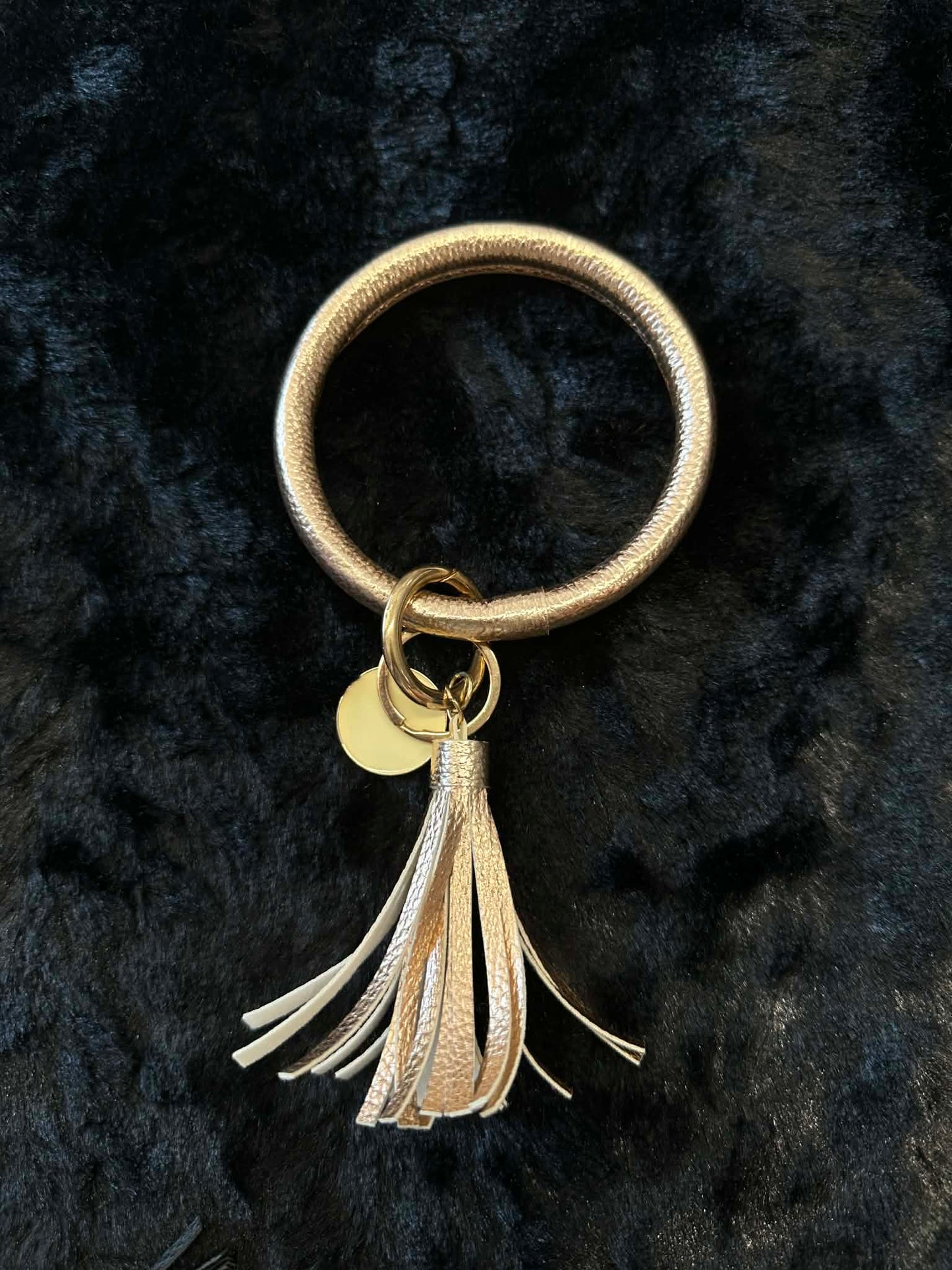 Circle Tassel Keyring Wristlet - Variety