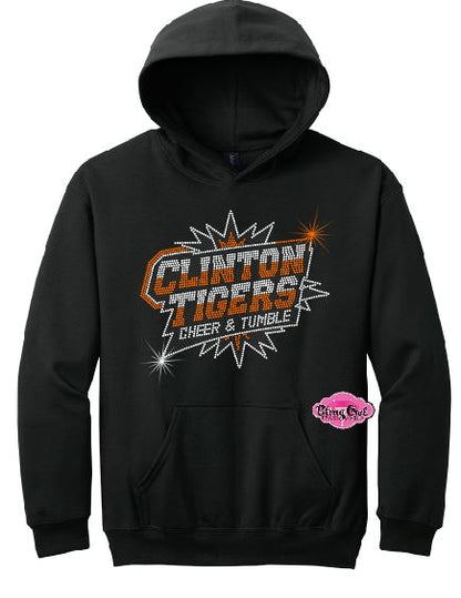 Clinton Tigers Cheer & Tumble Main Logo Youth Sweatshirt