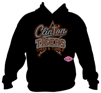 Clinton Tigers Cross Logo Adult Sweatshirt