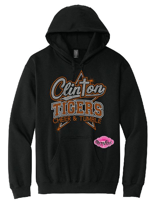 Clinton Tigers Cross Logo Youth Sweatshirt