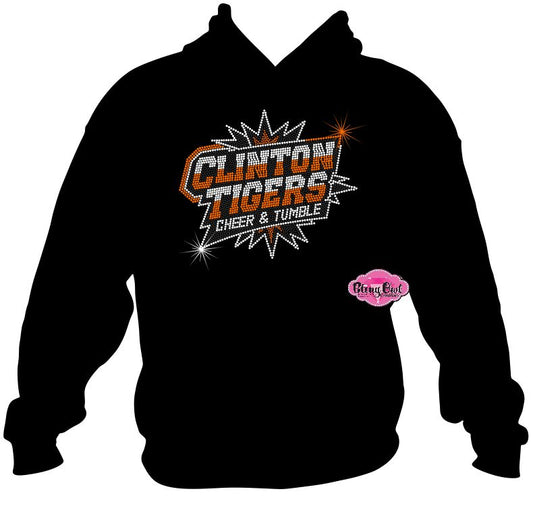 Clinton Tigers Cheer & Tumble Main Logo Adult Sweatshirt