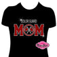 color guard mom marching band school spirit wear rhinestone bling sparkle bedazzled