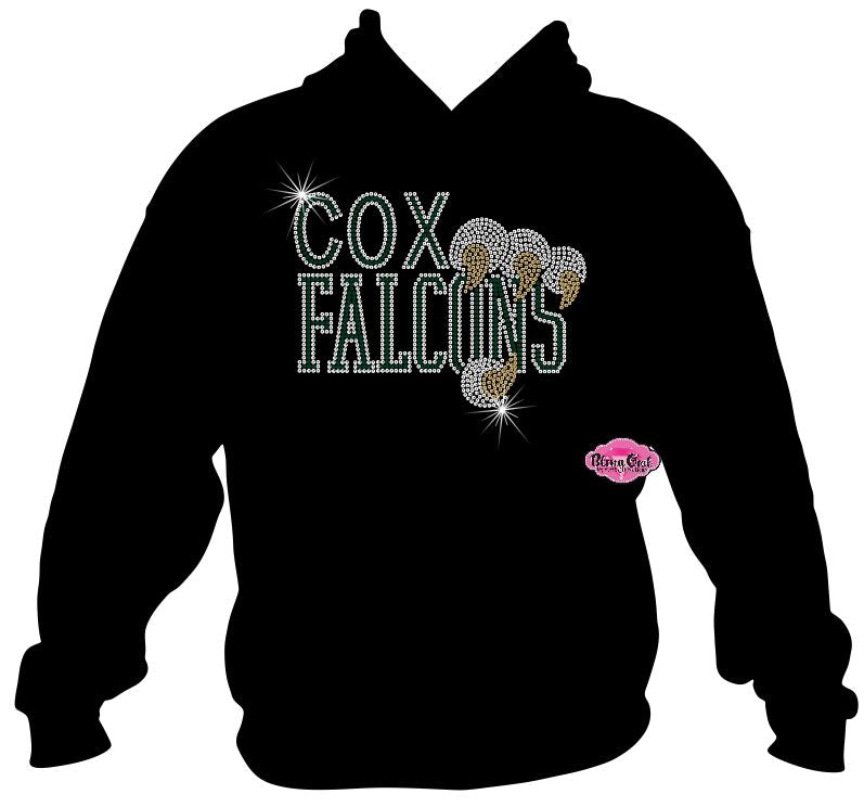 Cox Falcons Claw Adult Sweatshirt