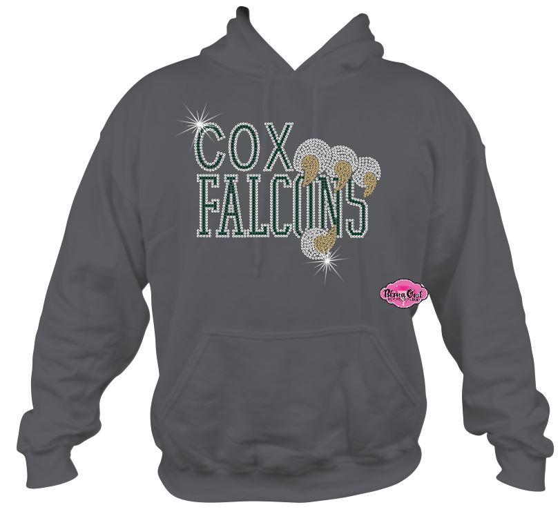 Cox Falcons Claw Adult Sweatshirt