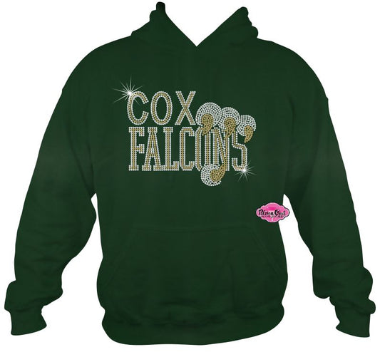 Cox Falcons Claw Adult Sweatshirt