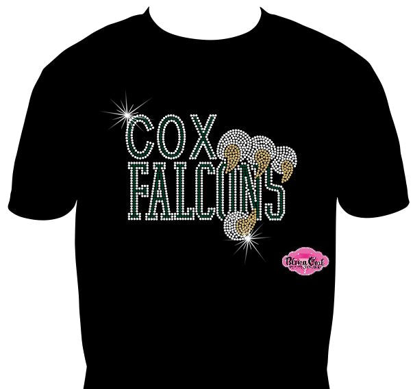 Cox Falcons Claw Unisex Tshirt