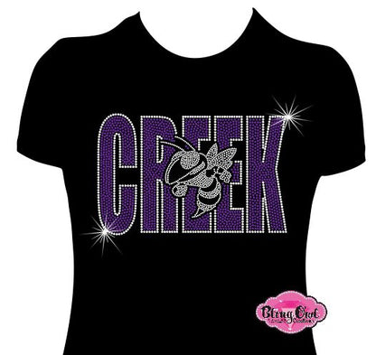 Creek Little Hornets Women's Fitted