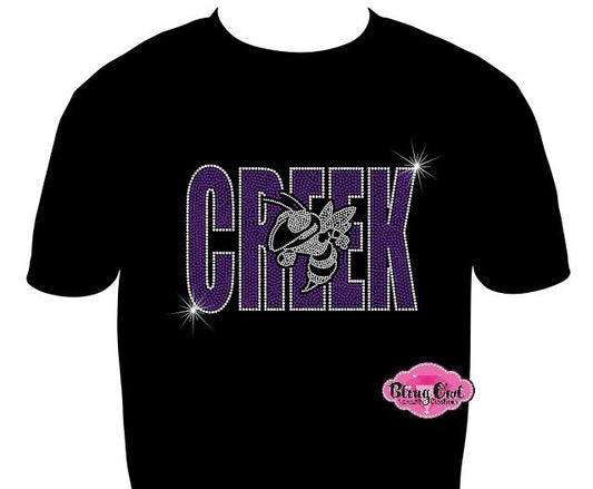 Creek Little Hornets Short Sleeve Unisex