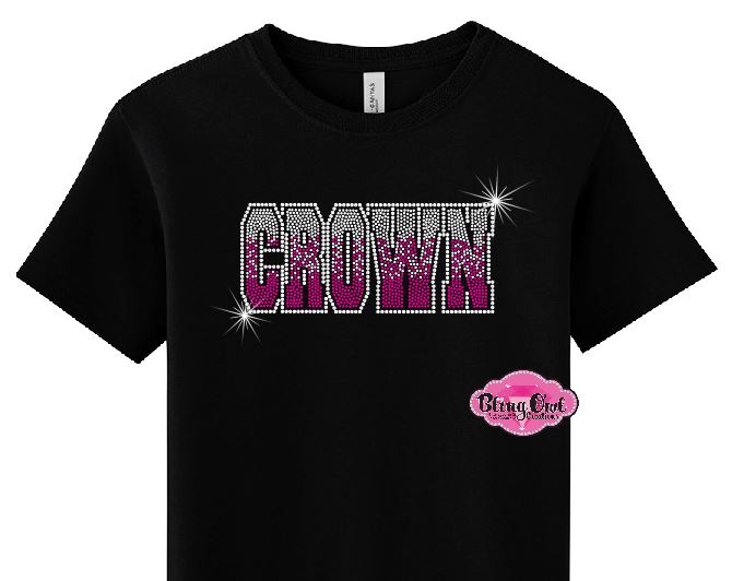 Crown Ombre Youth Short Sleeve Unisex