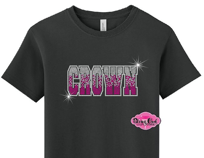 Crown Ombre Youth Short Sleeve Unisex