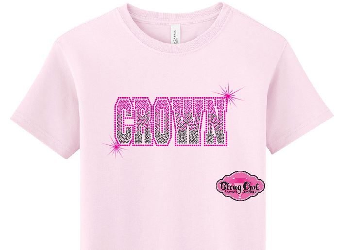 Crown Ombre Youth Short Sleeve Unisex