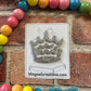 Crown Bookmark, book lovers, reading