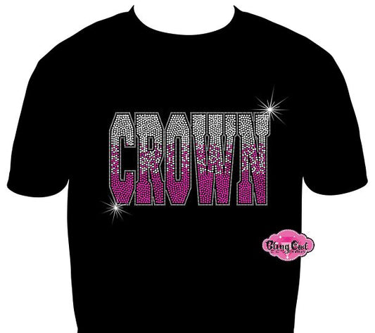 Crown Ombre Adult Short Sleeve Unisex