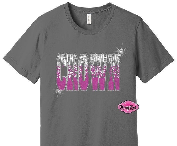 Crown Ombre Adult Short Sleeve Unisex