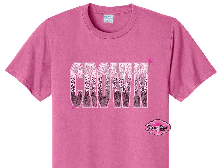 Crown Ombre Adult Short Sleeve Unisex